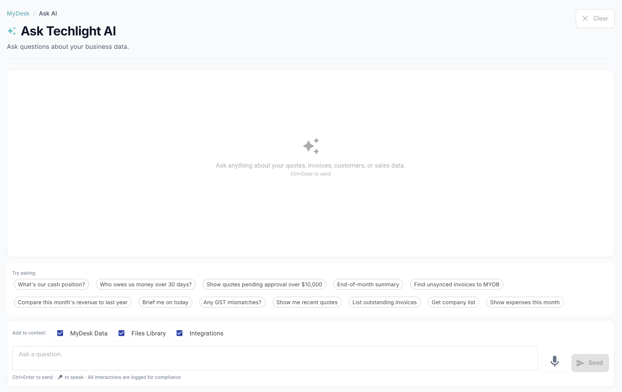 Ask AI Assistant