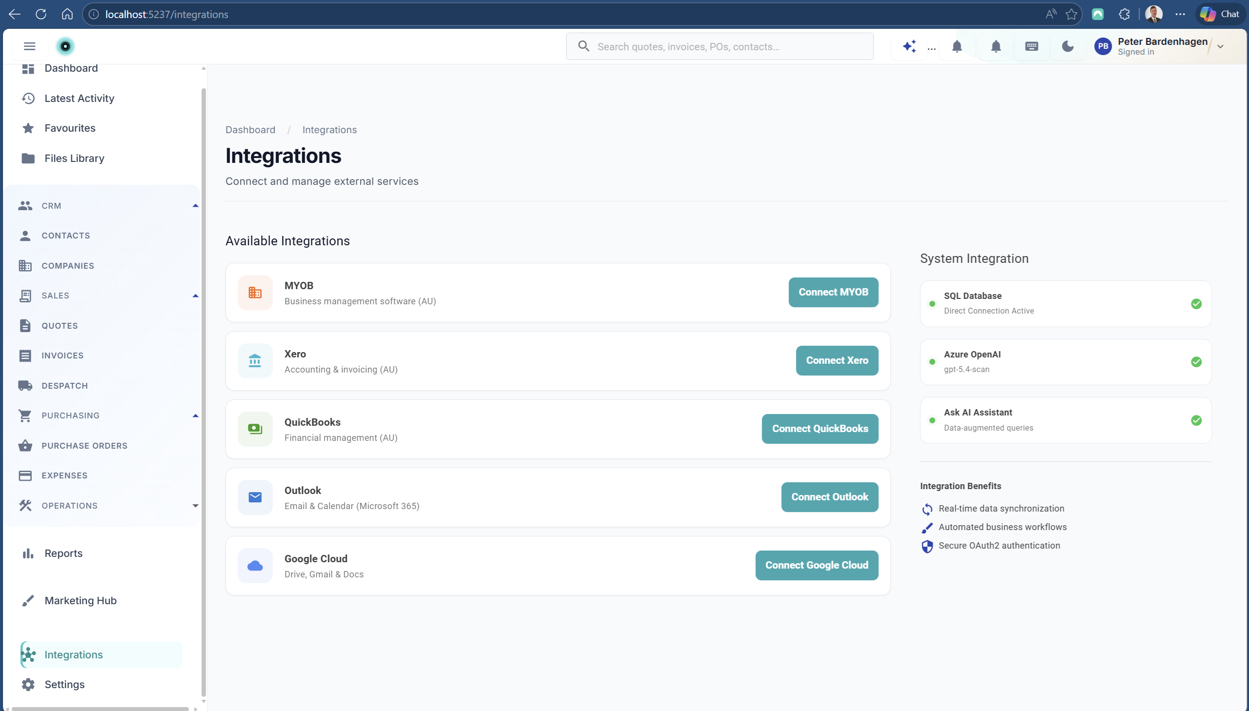 Integrations